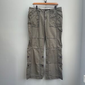 Abercrombie & Fitch y2k roll up low rise army cargo pants size L